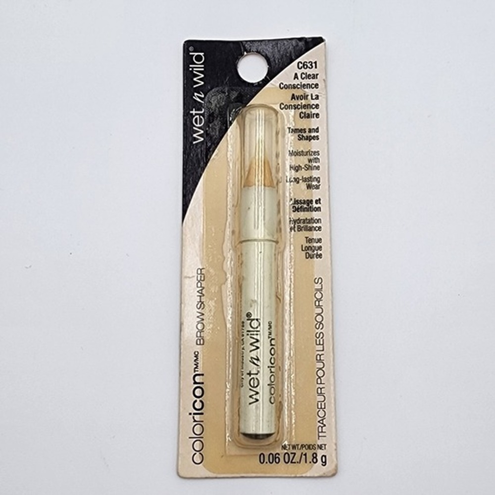 Wet n Wild‎ ColorIcon Brow Shaper Pencil A Clear Conscience C631 .06 Oz New